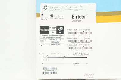 ev3 ENW-SD-014-300 Enteer Guidewire Standard 0.014inch x 300cm (x)